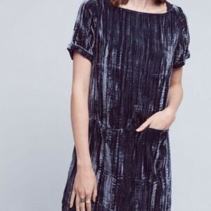 Elegant Black Velvet Dress